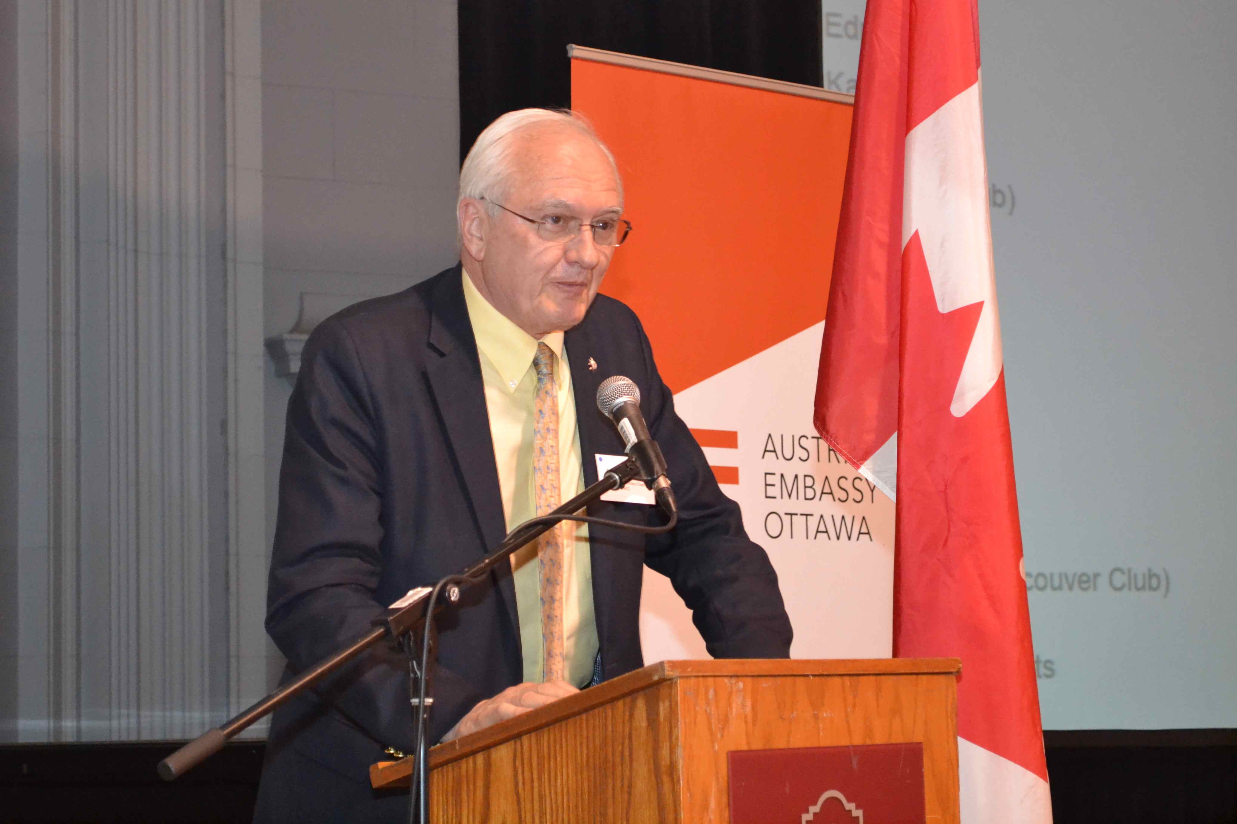 ACC Hon. Pres. Dr. Wirth addresses the symposium ACC Hon. Pres. Dr. Wirth addresses the symposium